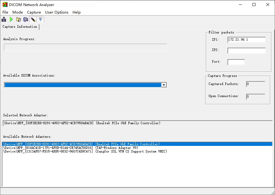 DVTK工具包-DICOM验证工具DVTk-DICOM-Network-Analyzer