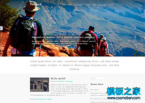 漂亮户外登山俱乐部旅游wordpress主题模板