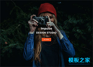 宽屏模特摄影公司企业网站模板