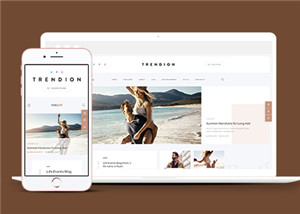 WordPress主题响应式创意博客模板