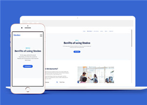 业务范围展示网页模板
