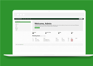 简洁Bootstrap后台模板